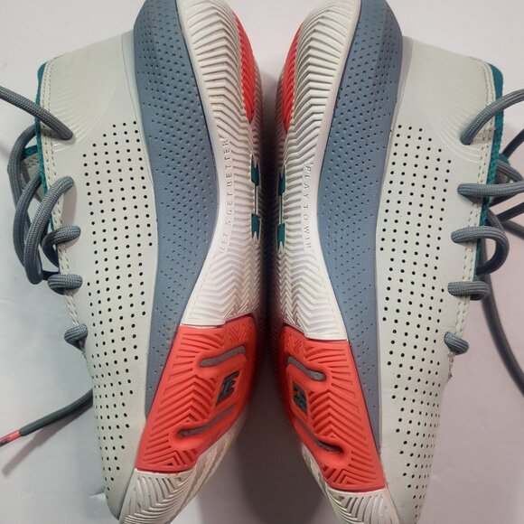 Under Armour 3Zero 3 GS HAlo Gray Teal SC Curry Basketball Shoe Size 12K - Picture 9 of 13